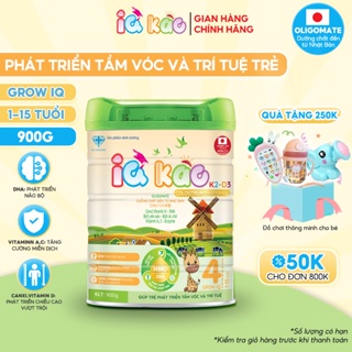 Sữa bột IQ KAO GROW IQ phát triển chiều cao và trí thông minh cho trẻ phát