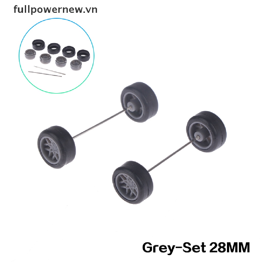 1 Bộ Bánh Xe Cao Su Tỉ Lệ 1: 64 Dành Cho Xe Đua Đồ Chơi DIY