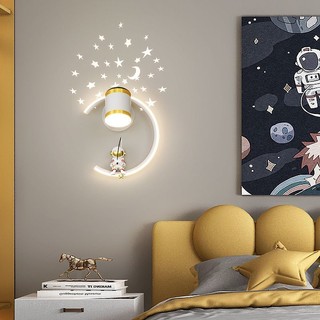  IKEE Hiện Đại phi hành gia Đèn Treo Tường Led PhòNg Ngủ Trang Trí ĐèN Ngủ Treo TưỜNg PhòNg KháCh Sang Trọng BắC ÂU ĐèN GắN TưỜNg 
