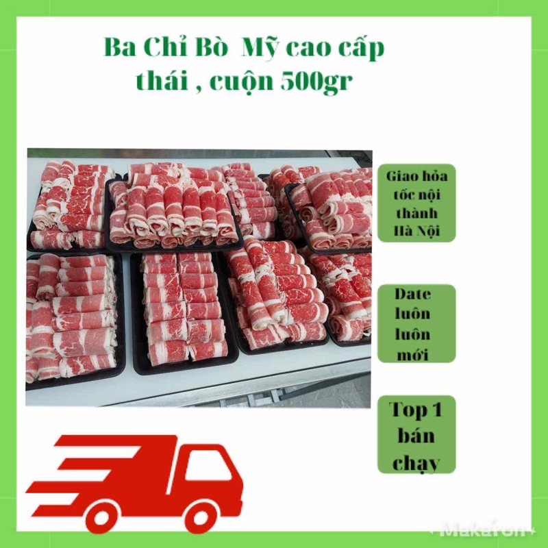 Ba chỉ bò mỹ