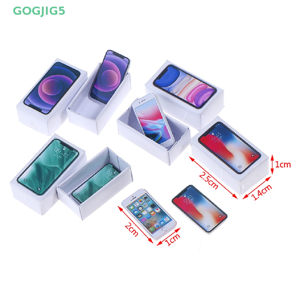 Mô Hình Điện Thoại Di Động Mini Tỉ Lệ 1: 12 Trang Trí Nhà Búp Bê