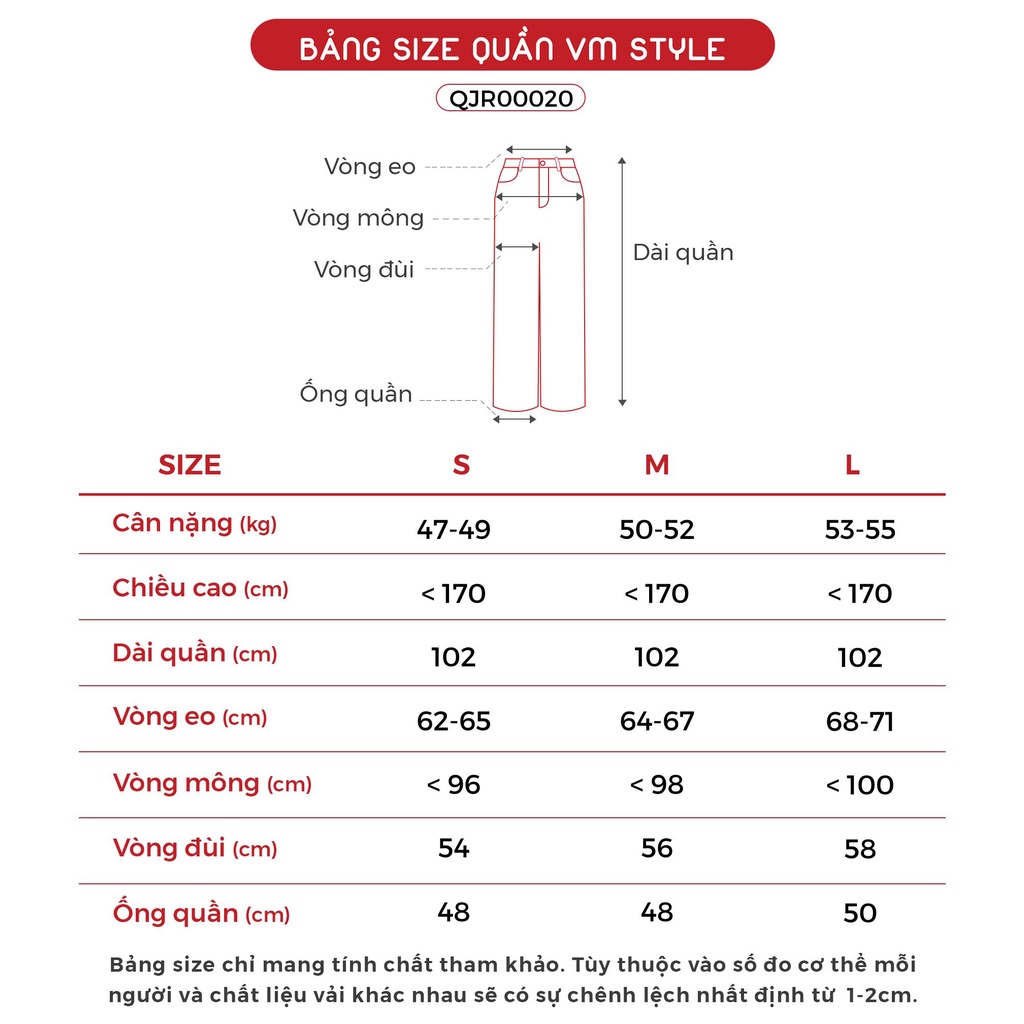 Quần jean nữ ống rộng VM Shop, quần bò xanh, đen form rộng lưng cao phối đai nút 5202-5211 QJR00020