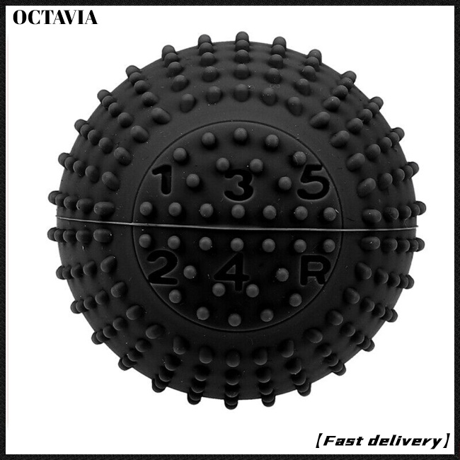 Vỏ Bọc Núm Gạt Cần Số Xe Hơi Hình Tròn Bằng Silicone Thông Dụng Chống Trượt