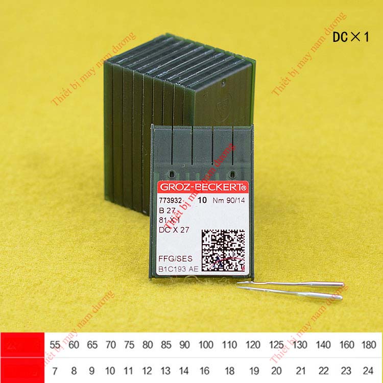 Kim máy may DCx1  hãng Groz-Beckert đức kim thường ( 10 cây )
