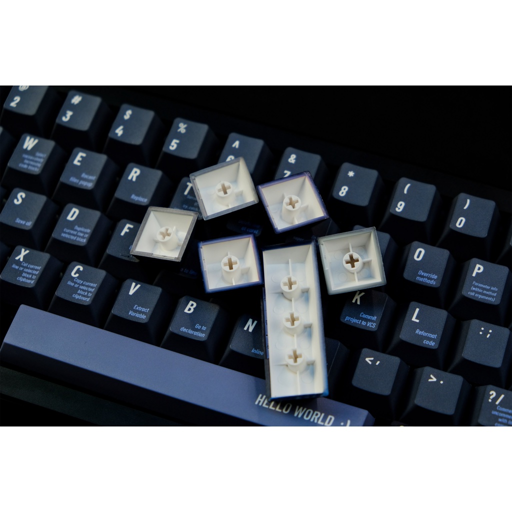 Keycap Lập Trình Viên GMK, 129 Phím Keycaps PBT Cherry Profile DYE-SUB Cá Tính Keycaps GMK Cho Bàn Phím Cơ