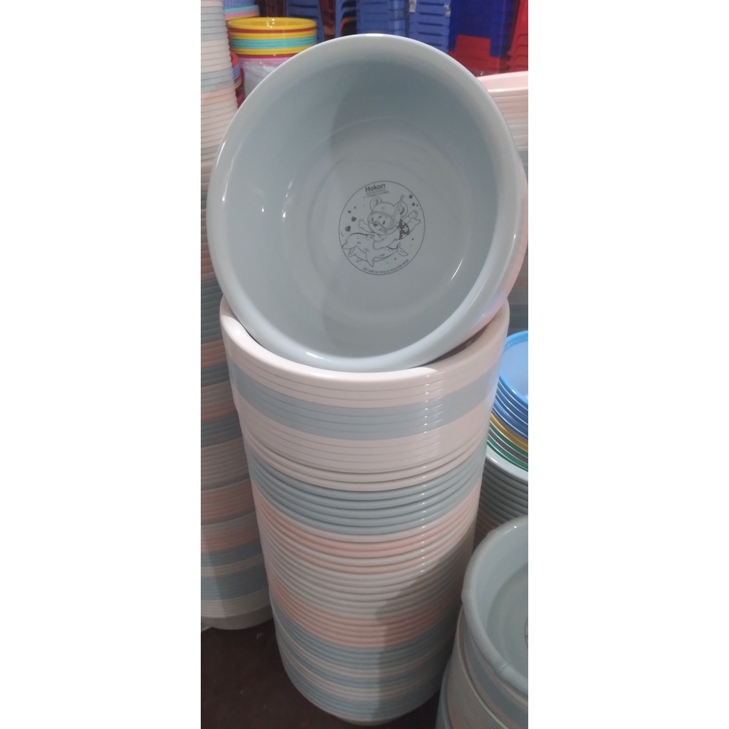 Chậu Nhựa 3T9 HOROKI Việt Nhật 2522, Thau Nhựa Tắm Cho Bé - Hàng Việt Nam chất liệu cao cấp
