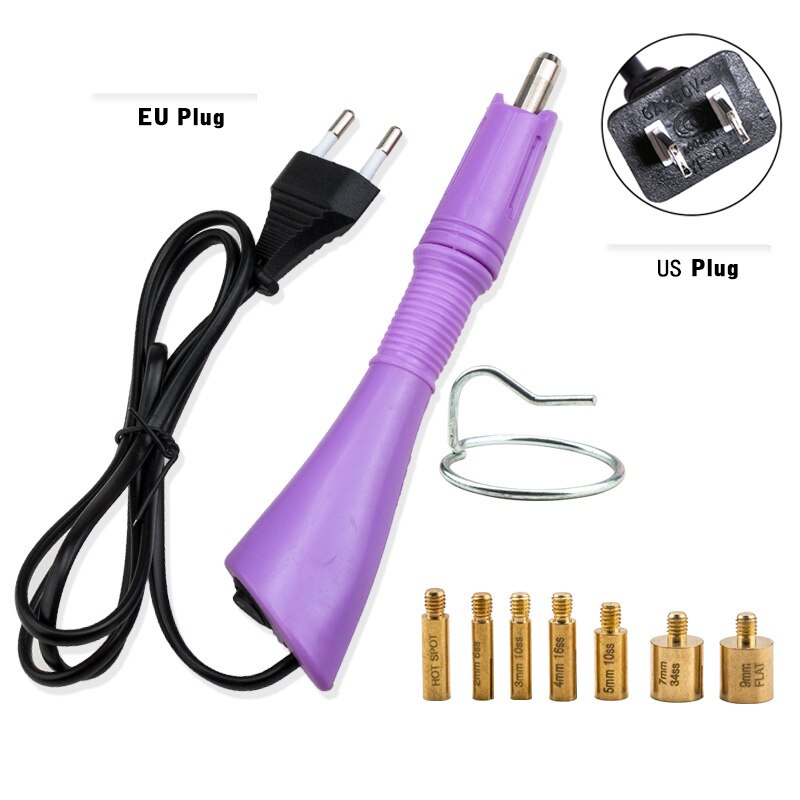 Hot Sale! Bộ Dụng Cụ Kẹp Sửa Chữa Đá Rhinestone Thủy Tinh Phích Cắm EU Hoặc US