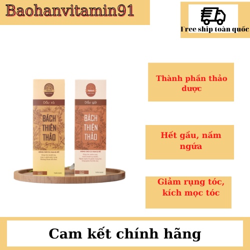 Dầu gội thảo dược Bách thiên thảo giúp giảm rụng tóc, mọc tóc