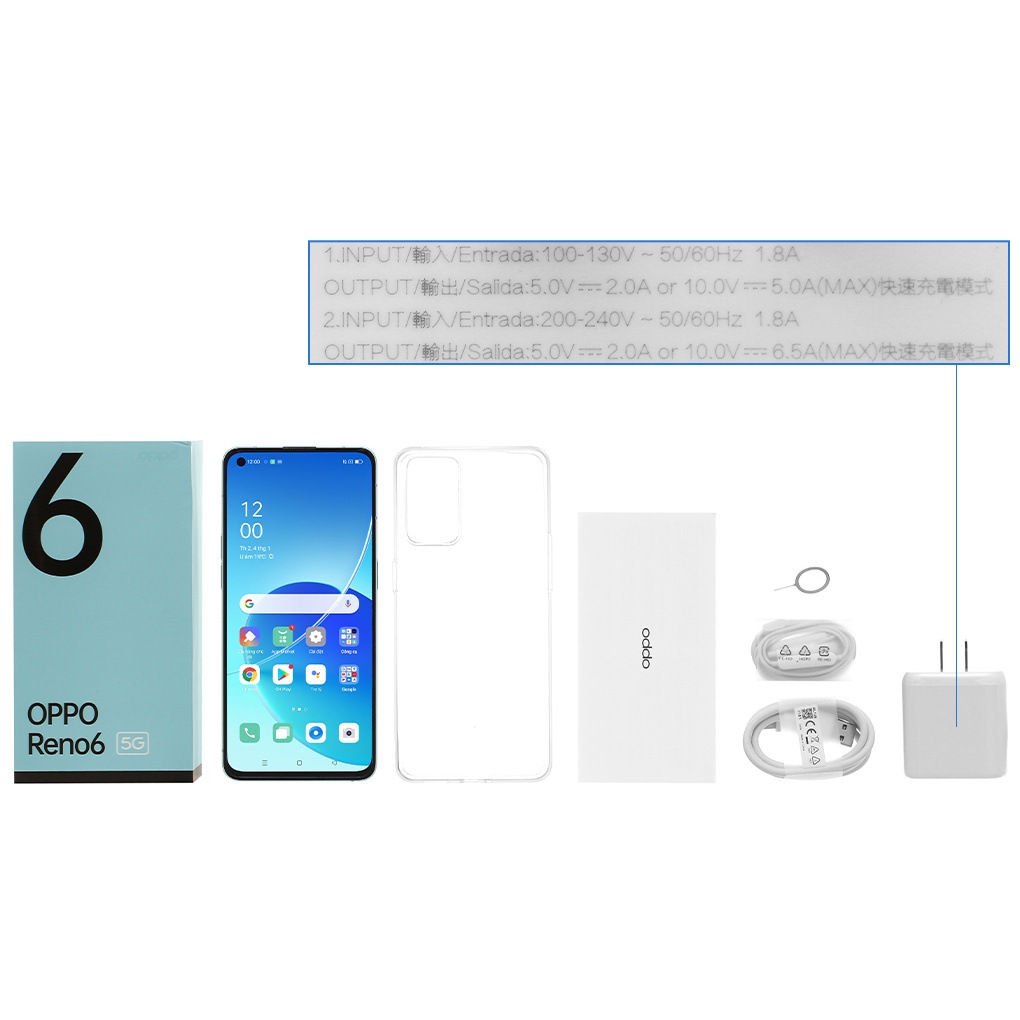 Điện thoại OPPO Reno6 nguyên seal hàng chính hãng RAM 8GB bộ nhớ 128GB, bảo hành 12 tháng | BigBuy360 - bigbuy360.vn