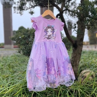 (XẢ LỖ) Váy Elsa 3 Màu Cho Bé Gái (Size Đại 15-23kg)