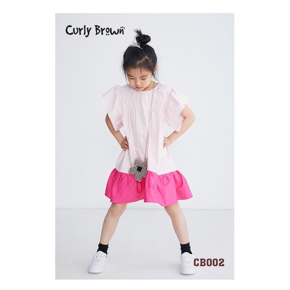 Váy phối màu Curly Brown size 90-160