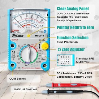 Đồng hồ vạn năng cầm tay PROKIT 2019