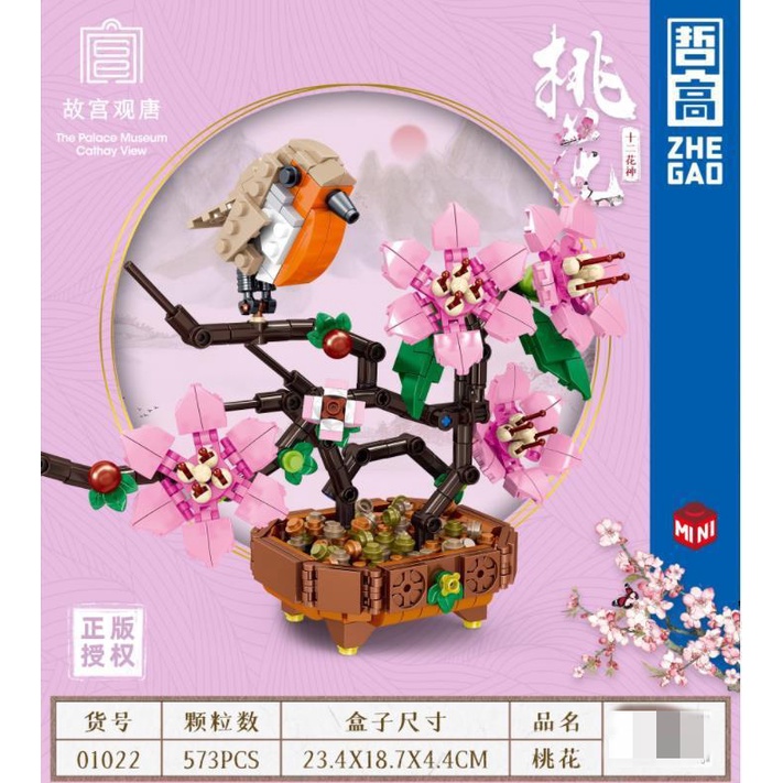 Bộ Đồ Chơi Lắp Ráp LEGO mini 01019-01024 Chủ Đề Hoa Xinh Xắn