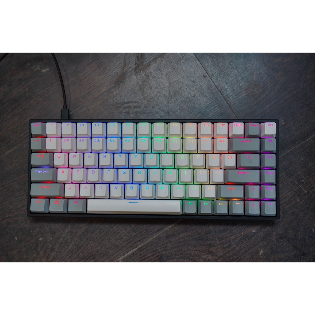 Bàn phím cơ E-Dra EK384 Kết nối Type C - Led RGB - Bảo hành 12 Tháng