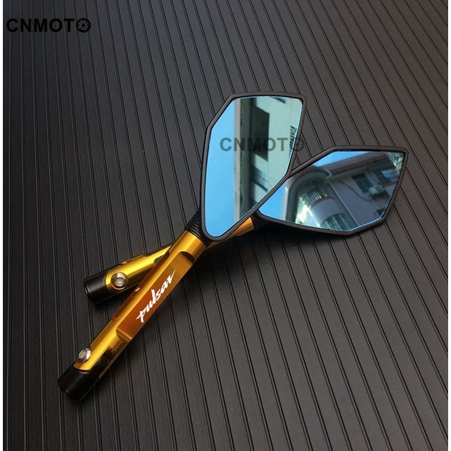 Gương Chiếu Hậu Hai Mặt Bằng Hợp Kim Nhôm Chuyên Dụng Cho Xe Mô Tô Bajaj Pulsar NS200 NS 200