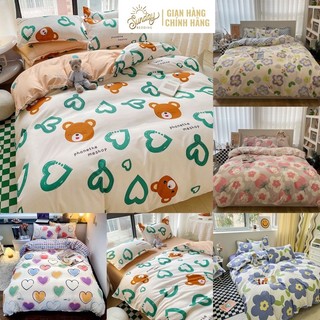 Bộ chăn ga gối cotton poly đủ kích thước mẫu mới (nhập khẩu cao cấp )