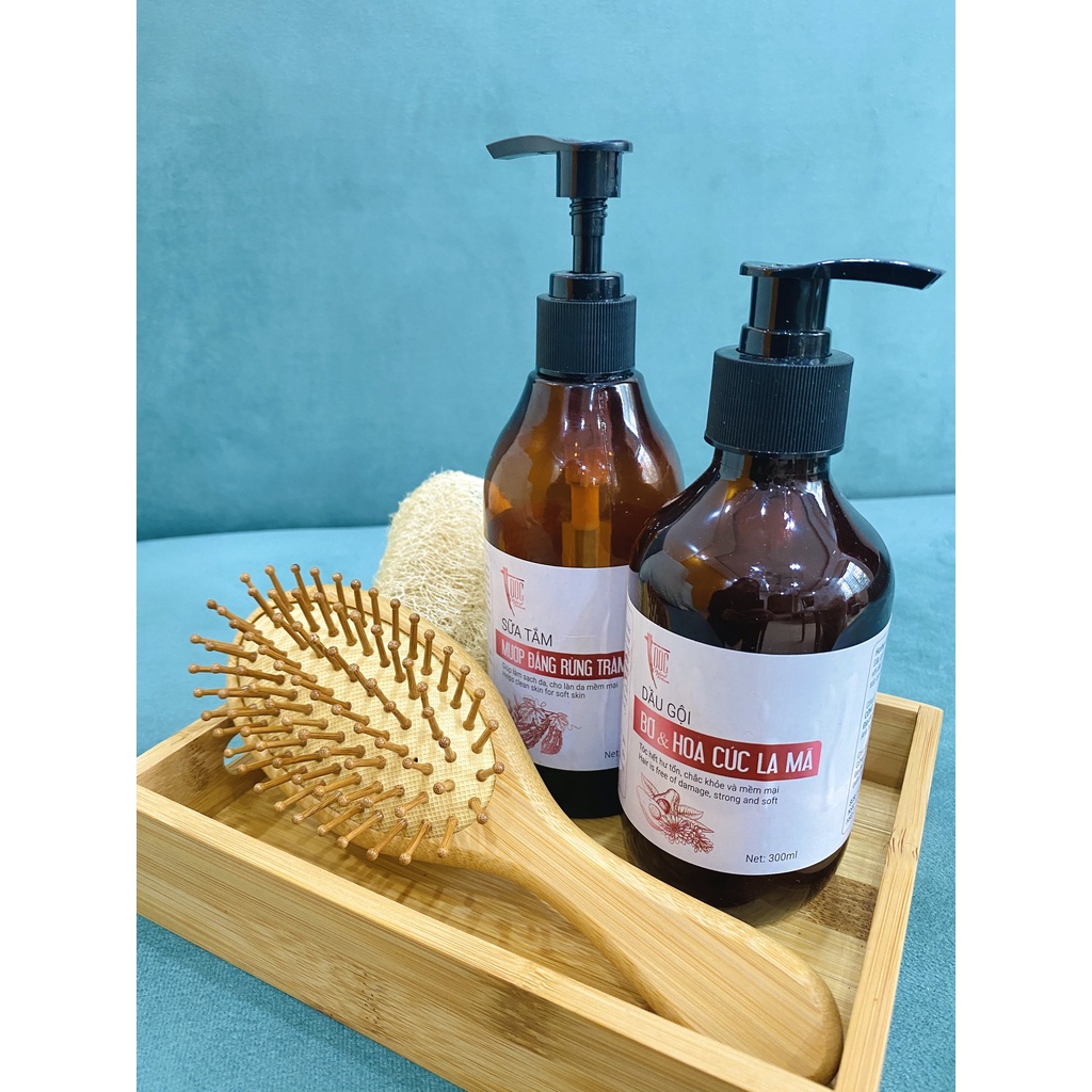 Lược Chải Tóc Gỡ Rối, Massage Da Đầu Chuyên Dụng TỘC Natural