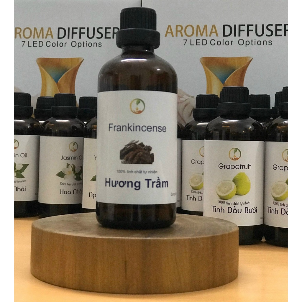 Tinh Dầu  SPA - Thiên Nhiên Sả Chanh, Bạc Hà, Hoa Hồng, Quế, Hoa Nhài Xông Phòng Spa Chai 100ml - 50ML