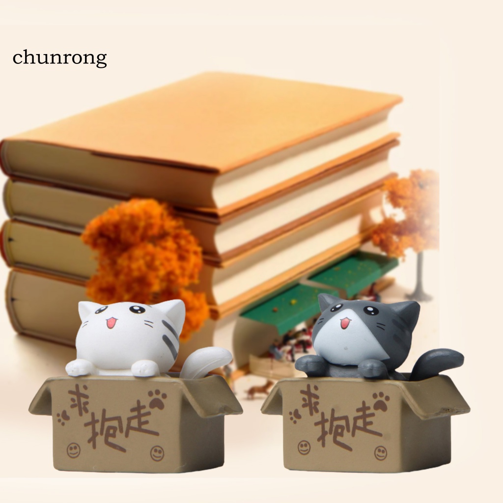 Cr Mô Hình Chú Mèo 3D Mini Trang Trí Sân Vườn