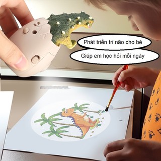 Đồ chơi cho trẻ em, Đèn pin chiếu hoạt hình, Máy Chiếu Trứng Khủng Long Cho Trẻ Em, Hình Vỏ Trứng Tyrannosaurus