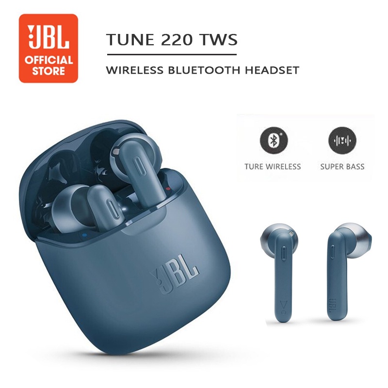 Mới đích thực JBL TUNE 220TWS tai nghe không dây thực sự tai nghe bluetooth tai nghe âm thanh nổi loa siêu trầm có micrô tích hợp