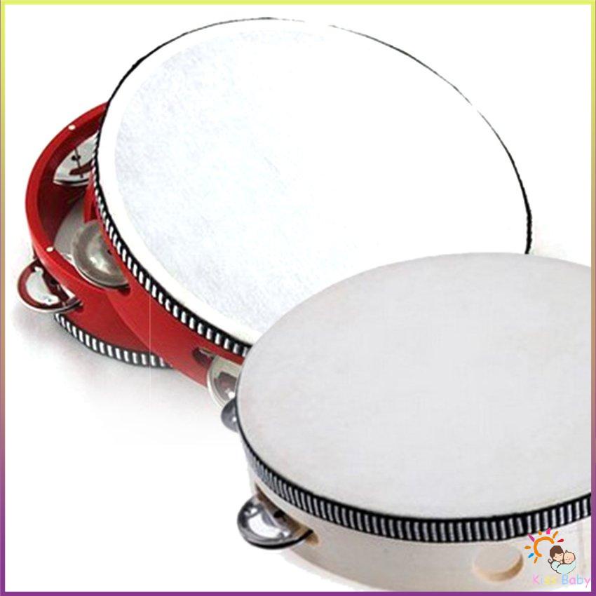Trống Tambourine 6 inch Nhạc cụ dành cho trẻ em Bộ gõ giáo dục [N/14]
