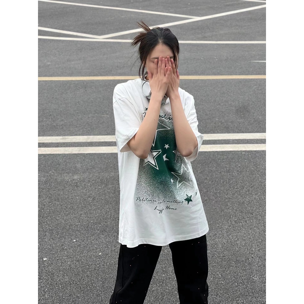 NRVP Áo Thun 100% Cotton Tay NgắN Plus Size 5XL