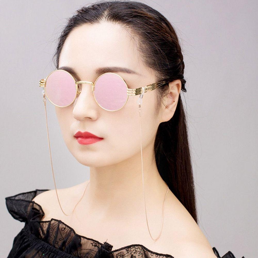 Dây Xích Kim Loại Đeo Mắt Kính Tiện Dụng|Dây Đeo Mặt Nạ Kim Loại Chống Trượt Chống Thất Lạc Cho Nữ