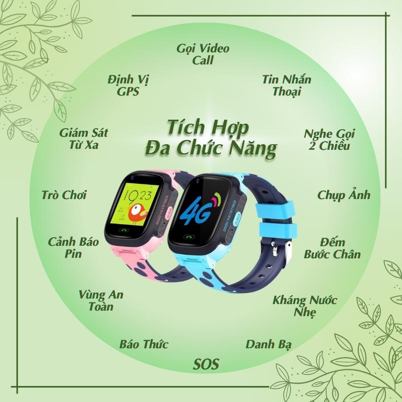 Đồng hồ thông minh trẻ em Y95H. gọi Vdeo Call, định vị GPS, gọi khẩn cấp SOS - Đồng hồ trẻ em Y95H | BH 12 Tháng | BigBuy360 - bigbuy360.vn
