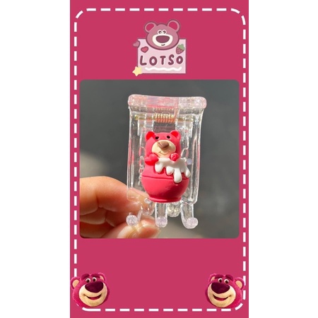 Kẹp càng cua gấu dâu - gấu lotso siêu hot