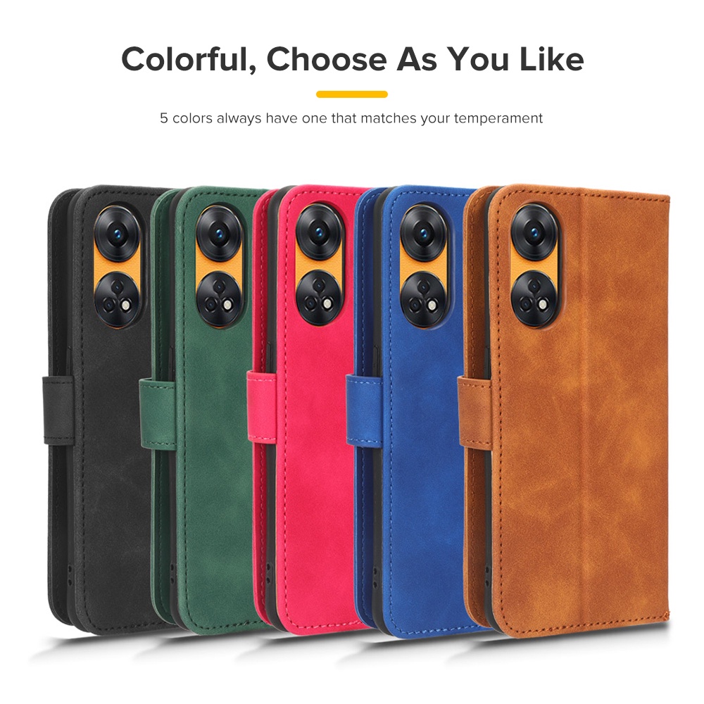 OPPO Bao Da Điện Thoại Thời Trang Cho Reno 8T 4G 5G Reno8T Reno8 T Reno 8T 8 T 4G 6.67 2023" Ốp Điện Thoại Dạng Ví Có Giá Đỡ Từ Tính Cho CPH2481