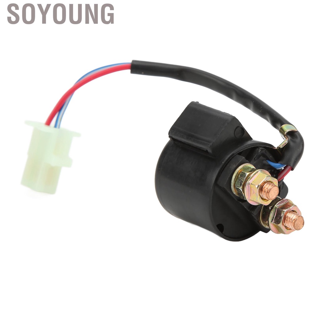 Soyoung Starter Solenoid Relay Motor Strong Compatibility Replacement for TTR225 TTR250 XV500 XV750 XV920 ATV Dirt