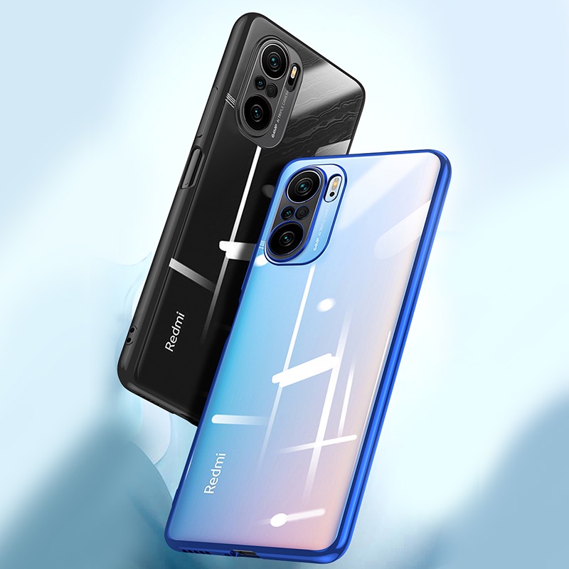 Ốp Điện Thoại Silicon Dẻo Tráng Gương Trong Suốt Sang Trọng Cho Redmi Note 11 11s 10s 10 9 8 Pro Max 4G 5G 9A 9C 10A