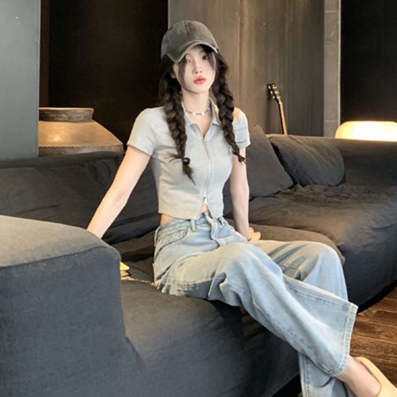 Áo polo Mỏng Thời Trang Mùa Hè Mới 2023 Dành Cho Bạn Nữ