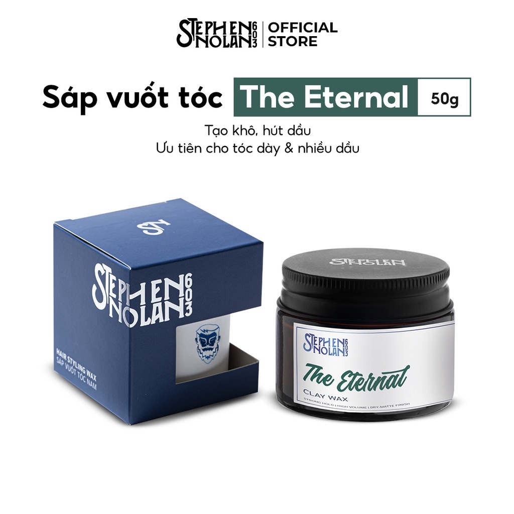Sáp vuốt tóc Clay Wax The Eternal Stephen Nolan 603 - Phiên bản 2023 Rapuchel