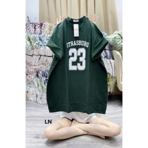 [ Rẻ Vô Địch ] Áo Phông Tay Lỡ 3158 Cotton Khô Nam Nữ Unisex In Số 23