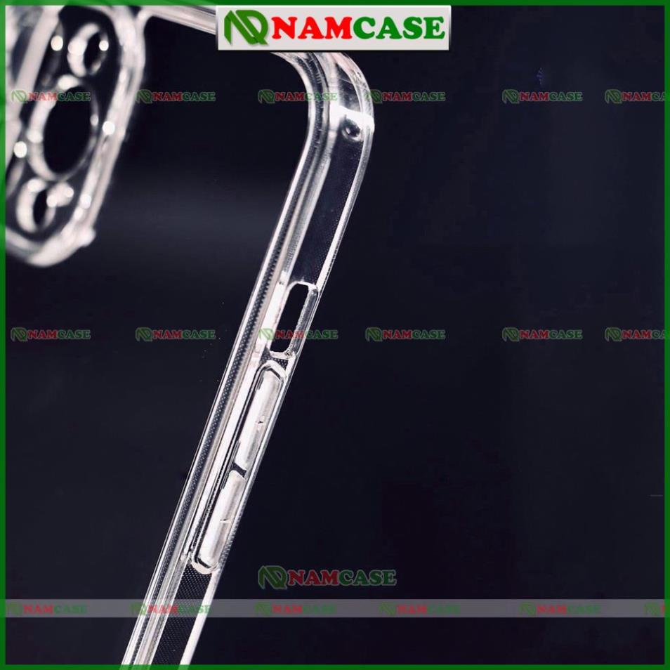 Ốp lưng gấu lotso cạnh vuông chống sốc silicon trong suốt bảo vệ camera iphone ip 6/6s/7/8/X/XS/11/12/13/14 Pro Plus Max