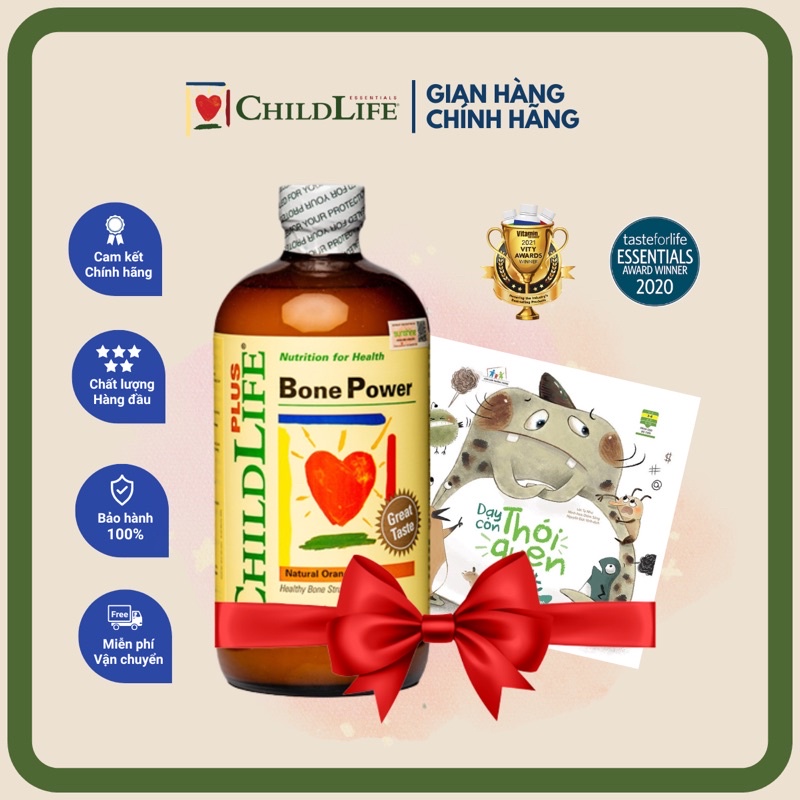 Canxi sữa cho bé và mẹ ChildLife Bone Power (474 ml)