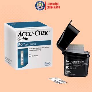 Que thử đường huyết cho máy Accu- Check Guide - Hộp 25 Que - Hộp 50 Que