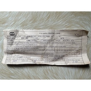 Dây 50 CỐC GIẤY dùng 1 lần