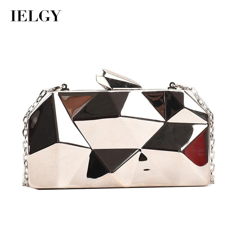 Ielgy Túi Đeo Chéo Vai Hình Thoi Lấp Lánh Cá Tính Thời Trang Cho Nữ