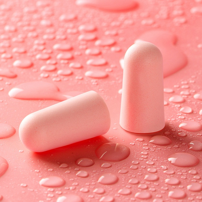 Set 60 / 120 Nút Bịt Tai Bằng Xốp Mềm Cách Âm Hỗ Trợ Giấc Ngủ / Du Lịch