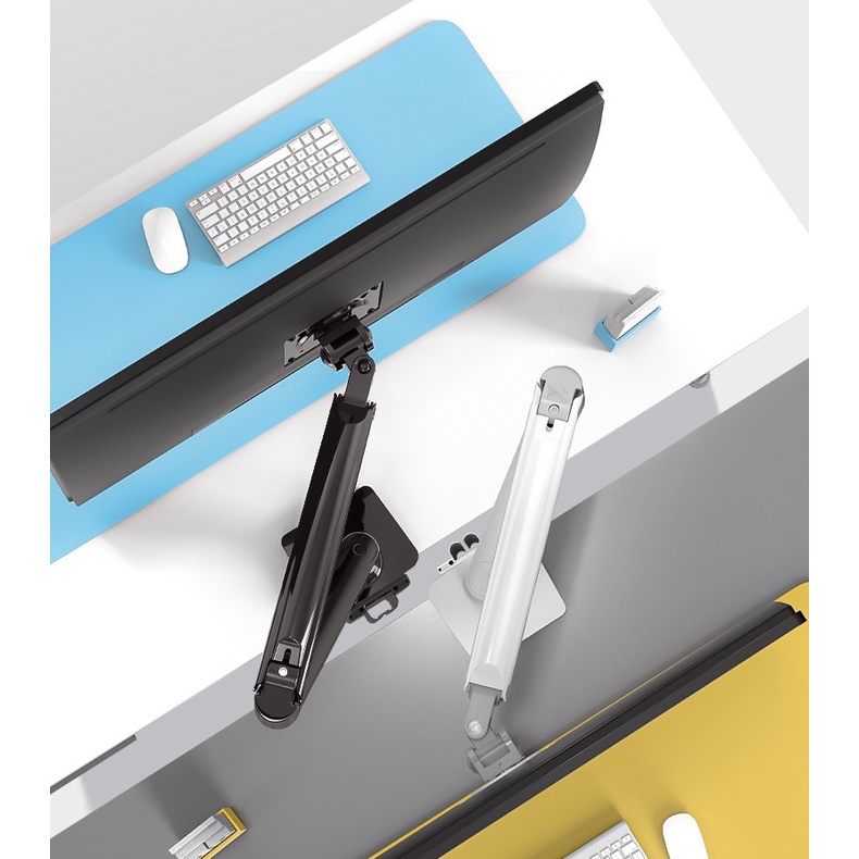 🔸 Giá treo màn hình máy tính Cao Cấp NB F100A 22 - 35 inch Arm màn hình tải trọng 12Kg Mẫu mới 2021 🔸