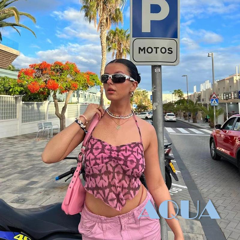 Áo Lửng Hai Dây Hở Lưng Dáng Ôm Gợi Cảm Cho Nữ