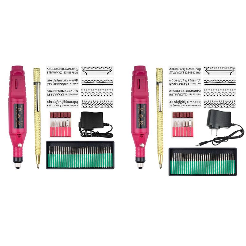 Bút Khắc Điện Tử Tốc Độ Điều Chỉnh Được Cho Kính / Kim Loại / Gốm Sứ