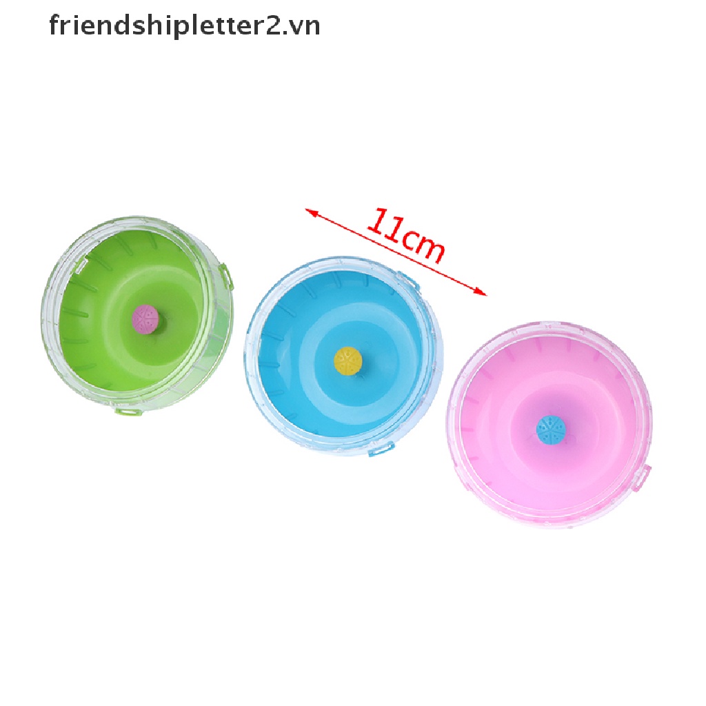 Bánh Xe Tập Thể Dục Bằng Nhựa Hình Chuột Hamster Dễ Thương