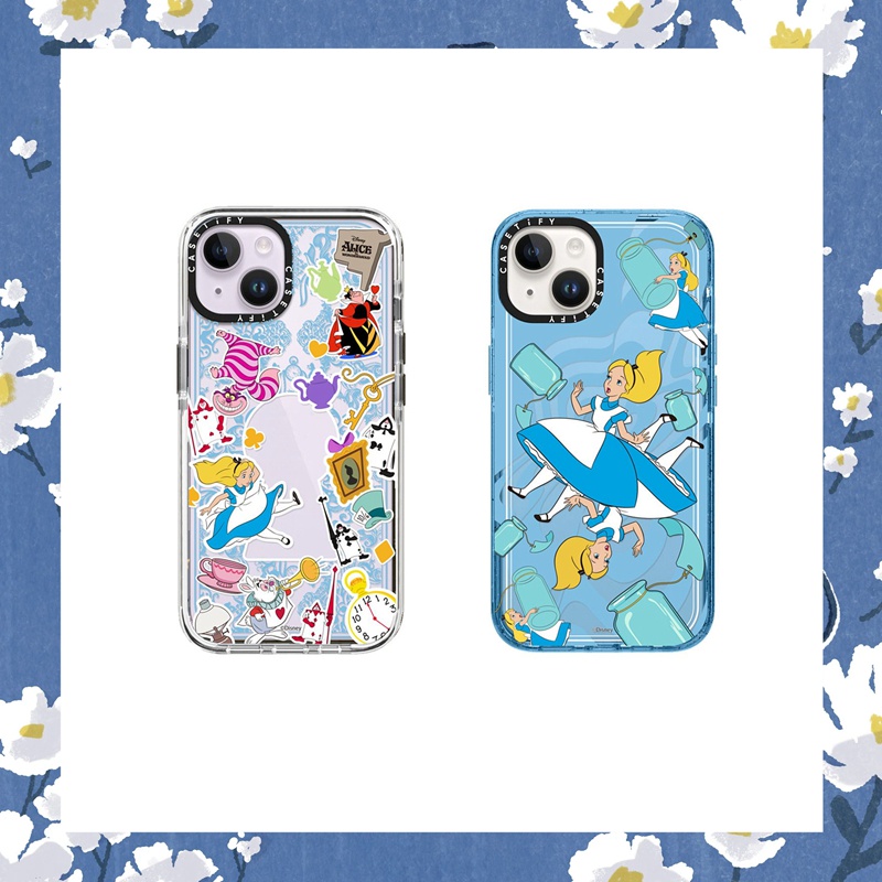 Ốp Điện Thoại TPU Dẻo Họa Tiết Hoạt Hình Alice in Wonderland Cho iPhone 7 8 X XR XS 11 12 13 14 Plus Pro Max