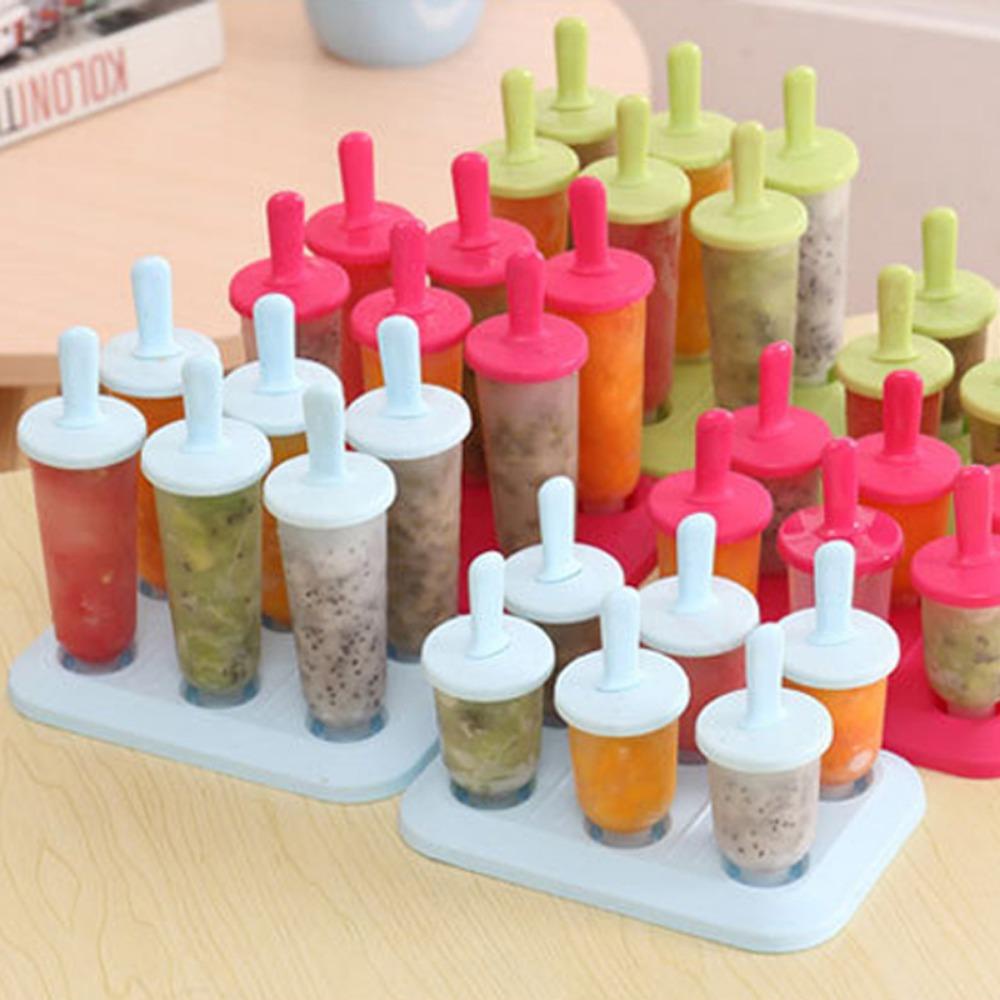 Khuôn Làm Kem Que Hình Tròn DIY