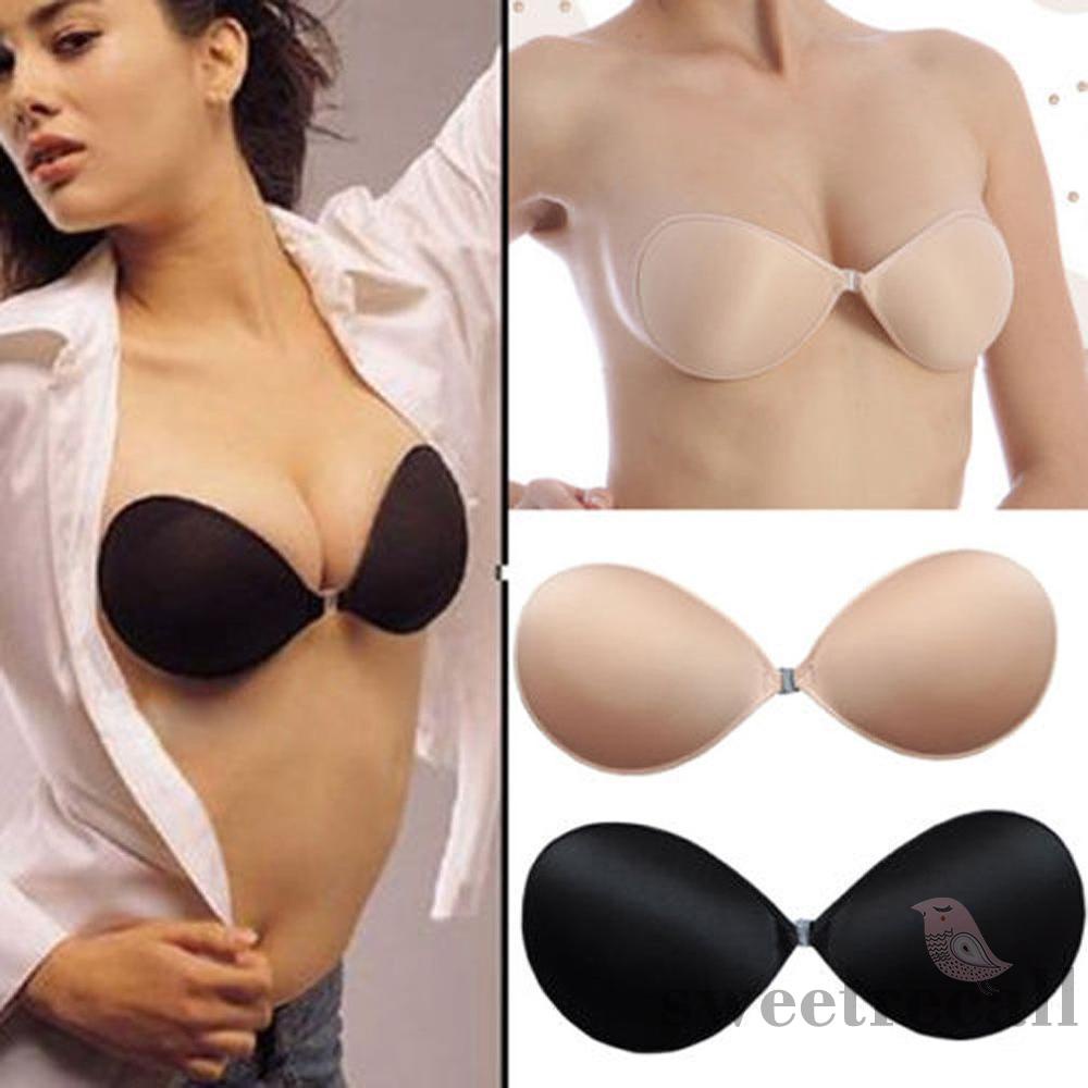 Áo Ngực Không Dây Dáng Tròn Màu Sắc Đơn Giản Cho Nữ