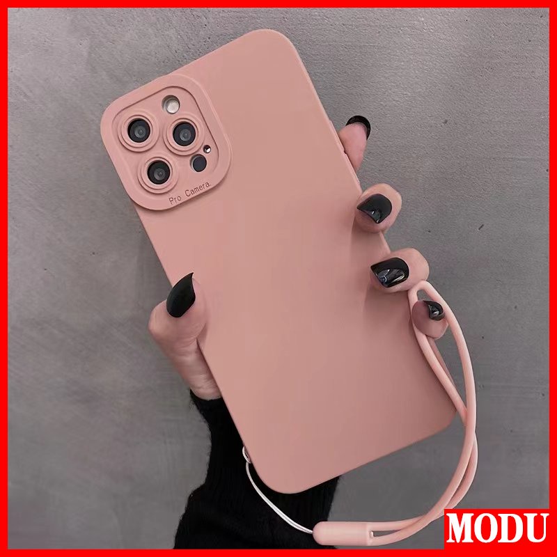 Ốp Điện Thoại Silicone Mềm Màu Kẹo Có Dây Đeo Cho Samsung Galaxy A54 / 34 / 73 / 53 / 33 / 23 / 20S / 13 / 04S / 7 5